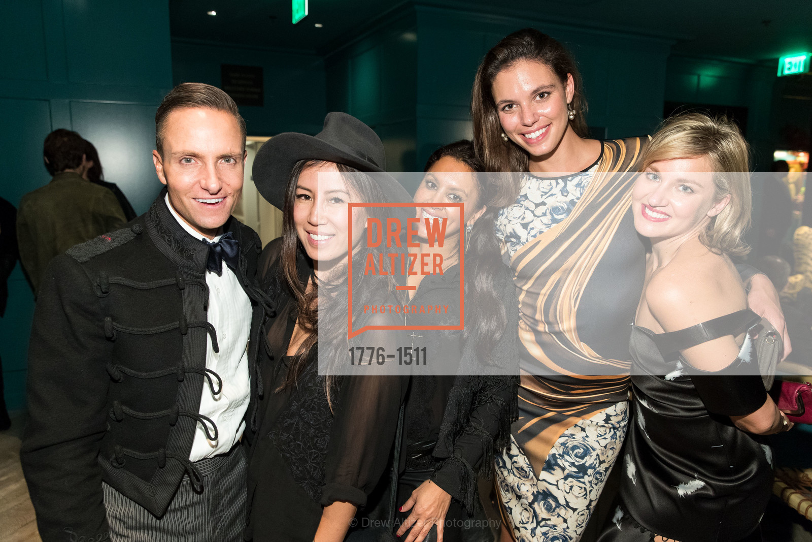 Ken Fulk, Nisreen Haroun, Kristin Elvinger, Maghan McDowell, Ken Fulk's Magical World book release party, The Harrison, Uncle Harry's. 401 Harrison Street, Photo #1776-1511 Ken Fulk, Nisreen Haroun, Kristin Elvinger, Maghan McDowell, Photo #1776-1511
