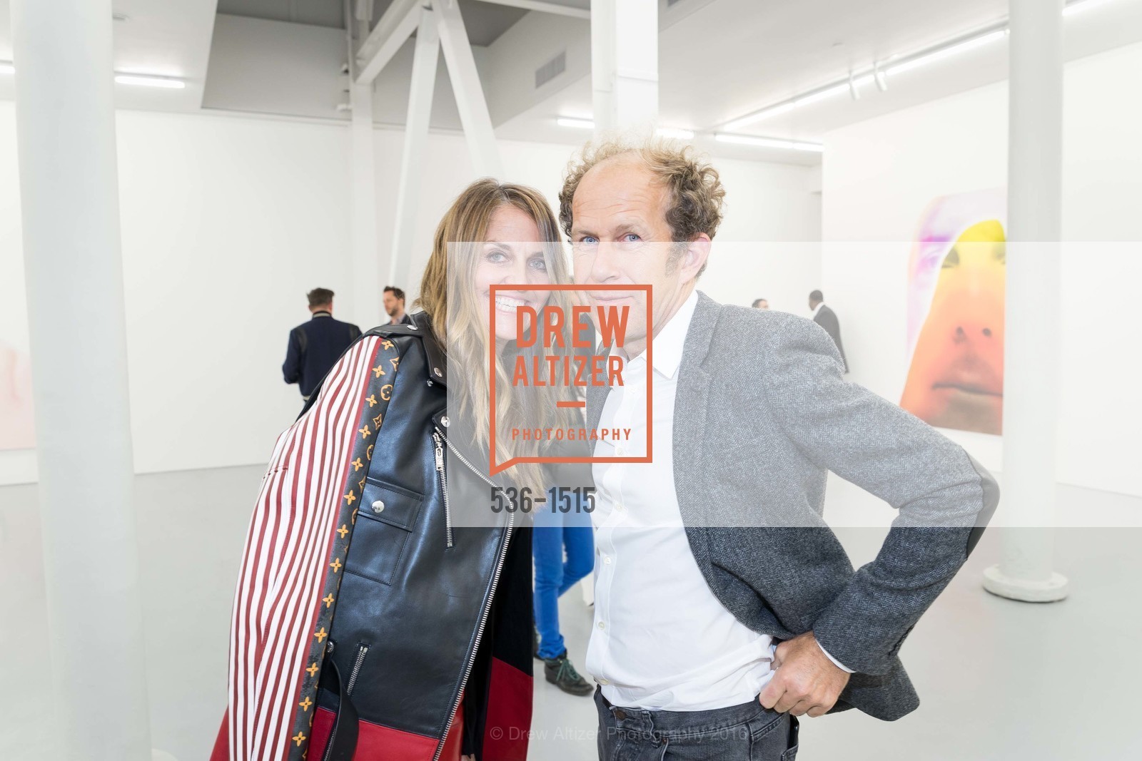 Deborah Gordon, Paul Deneve, Gagosian Opening for Urs Fischer: Mind Moves, Gagosian Gallery. 657 Howard St, October 21st, 2016, Photo #536-1515 Deborah Gordon, Paul Deneve, Photo #536-1515