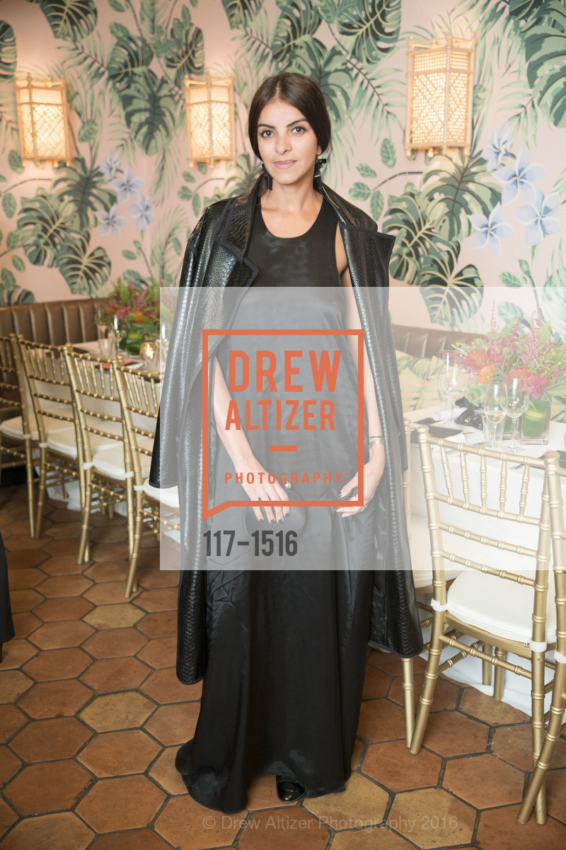 Sonia Maria Edwards, Farfetch X Maki Oh Dinner, Leo's Oyster Bar. 2525 Van Ness St, October 19th, 2016, Photo #117-1516 Sonia Maria Edwards, Photo #117-1516