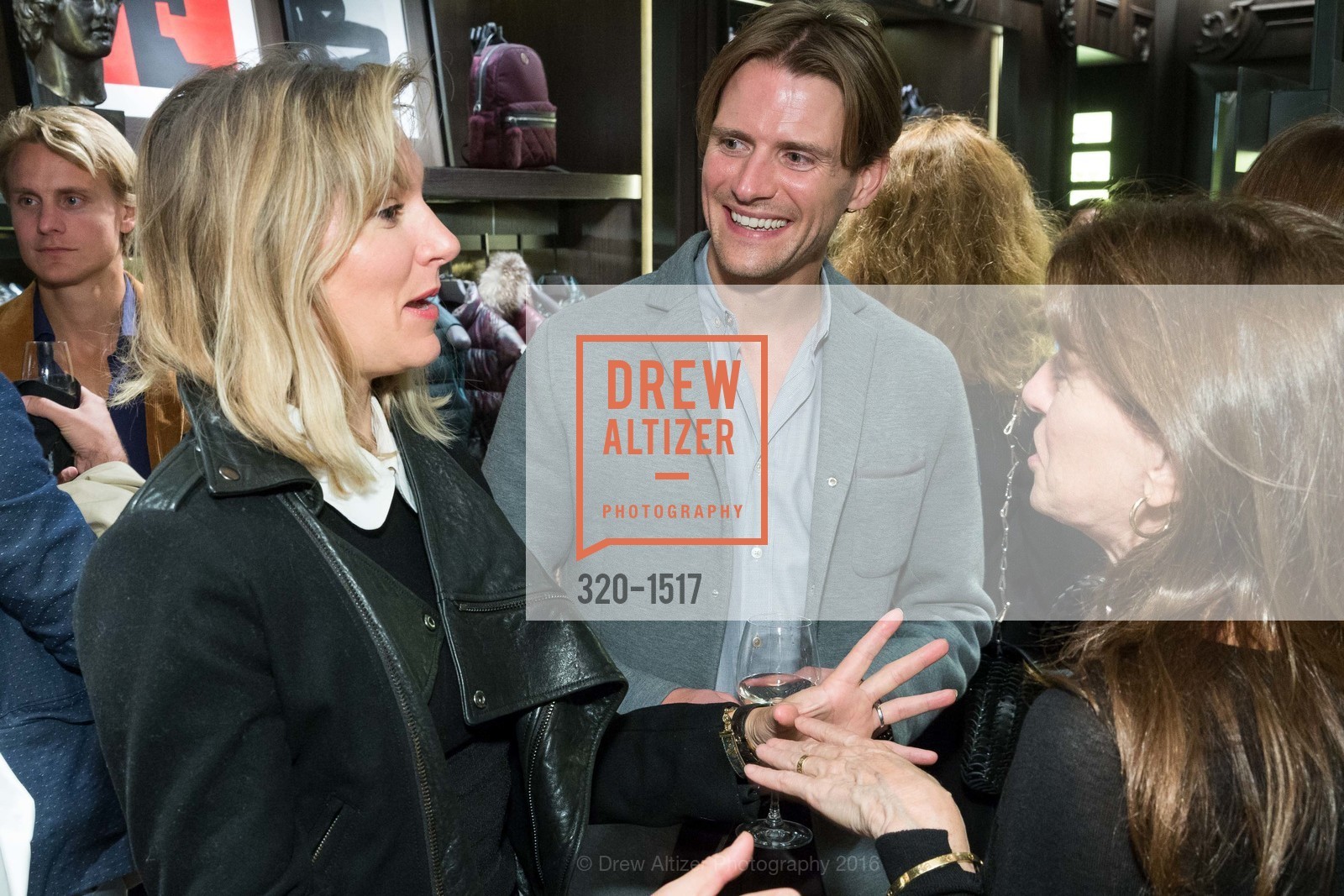 Lynn Jurich, Brad Murray, Grand Opening of the Moncler San Francisco Boutique, Moncler San Francisco Boutique. 212 Stockton St, October 20th, 2016, Photo #320-1517 Lynn Jurich, Brad Murray, Photo #320-1517