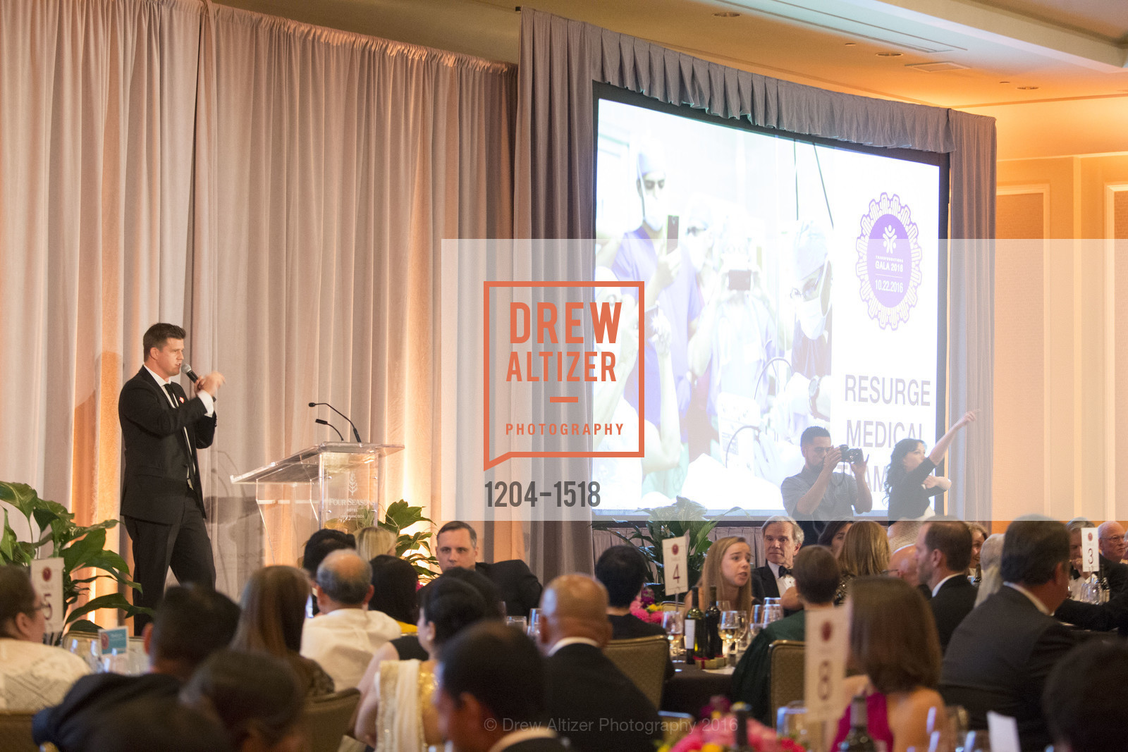 Atmosphere, ReSurge International Transformations Gala 2016, Four Seasons. 2525 Van Ness St, October 22nd, 2016, Photo #1204-1518 Atmosphere, Photo #1204-1518