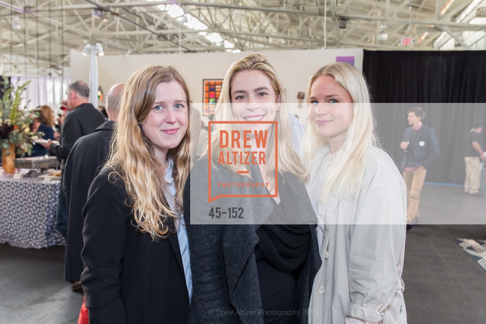 Matea Fish, Molly Springer, Ava Zamlind, Gucci & Vogue Dinner, Fort Mason Festival, Pavilon. Fort Mason, Herbst Pavillion. 2 Marina Blvd, Bldg A, June 2nd, 2015, Photo #45-152 Matea Fish, Molly Springer, Ava Zamlind, Photo #45-152