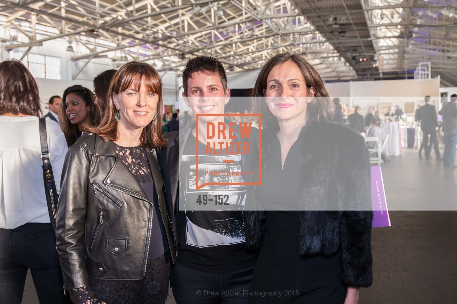 Allison Speer, Jessica Silverman, Sarah Thornton, Gucci & Vogue Dinner, Fort Mason Festival, Pavilon. Fort Mason, Herbst Pavillion. 2 Marina Blvd, Bldg A, June 2nd, 2015, Photo #49-152 Allison Speer, Jessica Silverman, Sarah Thornton, Photo #49-152