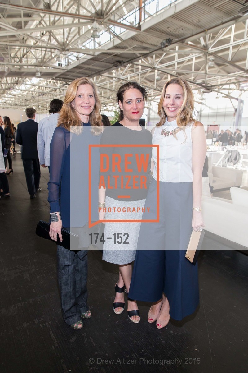 Laura Nagle, Martine Krumholz, Lauren Ford, Gucci & Vogue Dinner, Fort Mason Festival, Pavilon. Fort Mason, Herbst Pavillion. 2 Marina Blvd, Bldg A, June 2nd, 2015, Photo #174-152 Laura Nagle, Martine Krumholz, Lauren Ford, Photo #174-152