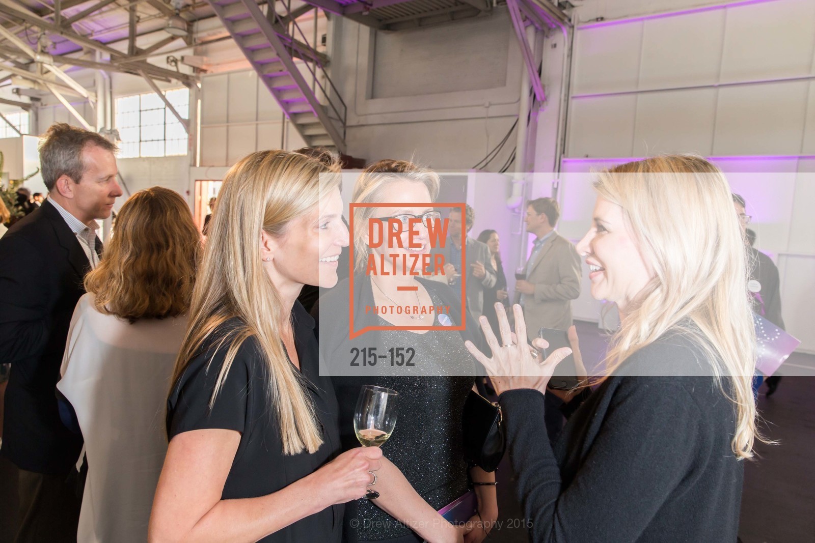 Ann Colasanto, Catherine Abecassis, Dee Dozier, Gucci & Vogue Dinner, Fort Mason Festival, Pavilon. Fort Mason, Herbst Pavillion. 2 Marina Blvd, Bldg A, June 2nd, 2015, Photo #215-152 Ann Colasanto, Catherine Abecassis, Dee Dozier, Photo #215-152