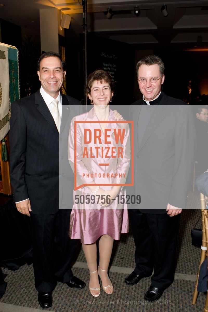 Sal Caruso with Josephine Caruso and Father Mark Catalan