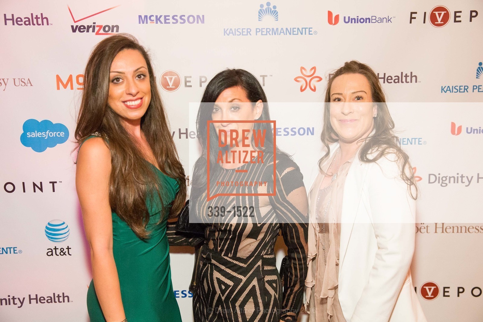 Sophie Nagin, Jen Gabler, Chris Wall, 2016 MoAD GALA, SF MOMA. 151 Third Street, October 22nd, 2016, Photo #339-1522 Sophie Nagin, Jen Gabler, Chris Wall, Photo #339-1522