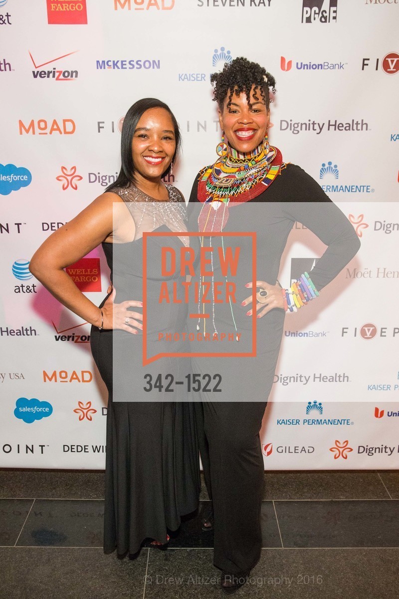 Antoinette Otis, Lashon Walker, 2016 MoAD GALA, SF MOMA. 151 Third Street, October 22nd, 2016, Photo #342-1522 Antoinette Otis, Lashon Walker, Photo #342-1522