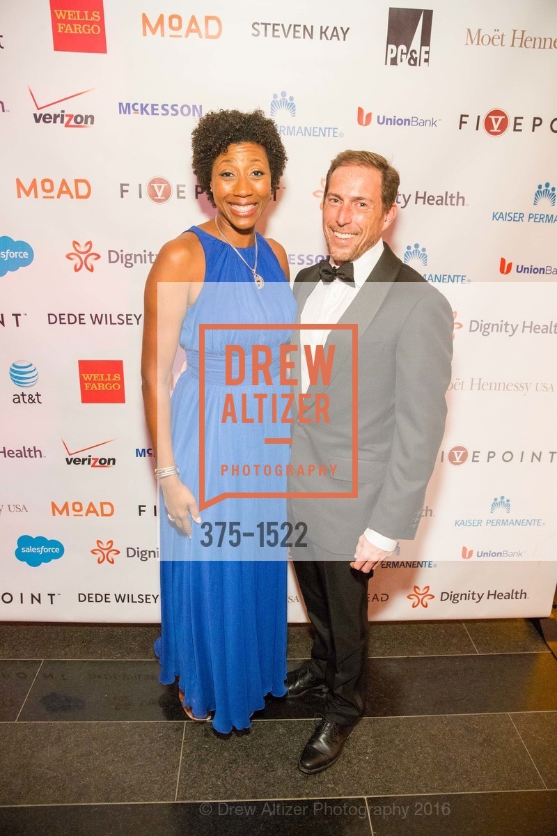 Wanda Cole-Freeman, Karl Cole-Freeman, 2016 MoAD GALA, SF MOMA. 151 Third Street, October 22nd, 2016, Photo #375-1522 Wanda Cole-Freeman, Karl Cole-Freeman, Photo #375-1522