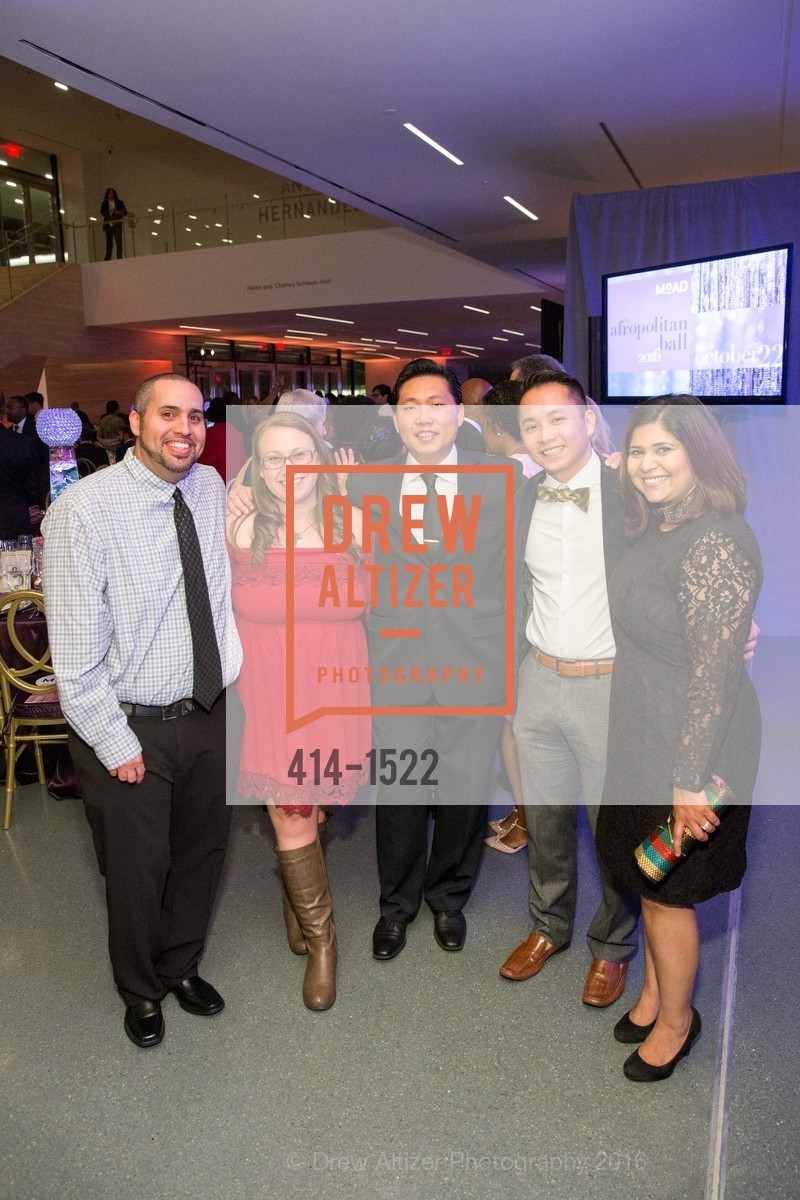Robert Ambry, Colette DeFalco, Boy Pang, Sabrina Togger, 2016 MoAD GALA, SF MOMA. 151 Third Street, October 22nd, 2016, Photo #414-1522 Robert Ambry, Colette DeFalco, Boy Pang, Sabrina Togger, Photo #414-1522