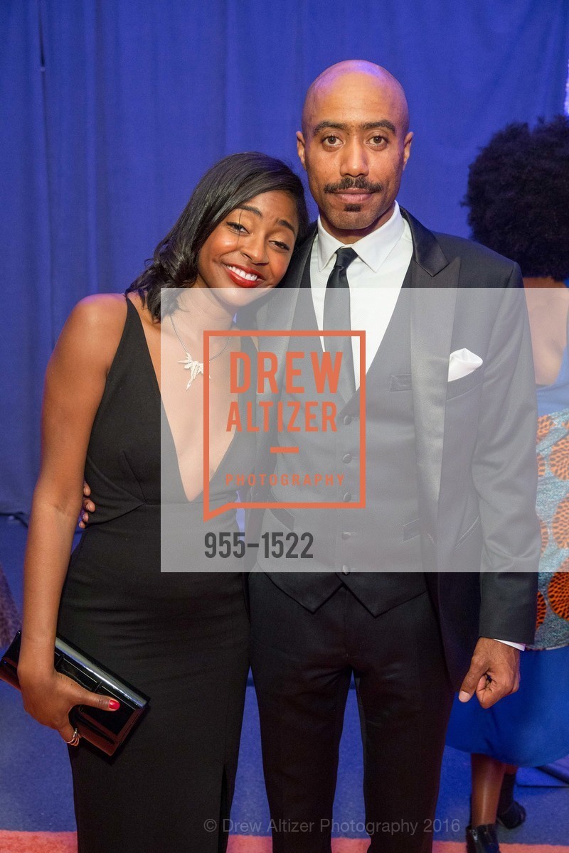 Franchesca Hashim, Che Hashim, 2016 MoAD GALA, SF MOMA. 151 Third Street, October 22nd, 2016, Photo #955-1522 Franchesca Hashim, Che Hashim, Photo #955-1522