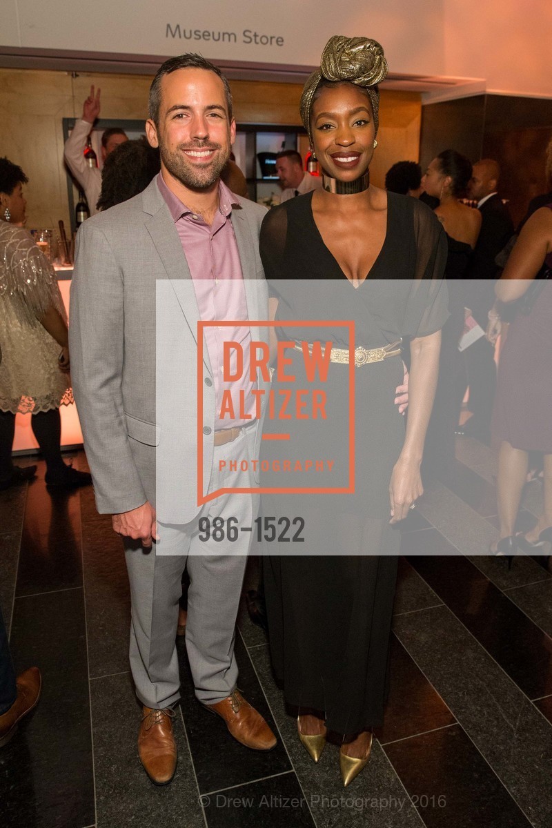 Darin Ranahan, Brittany Chicuata, 2016 MoAD GALA, SF MOMA. 151 Third Street, October 22nd, 2016, Photo #986-1522 Darin Ranahan, Brittany Chicuata, Photo #986-1522