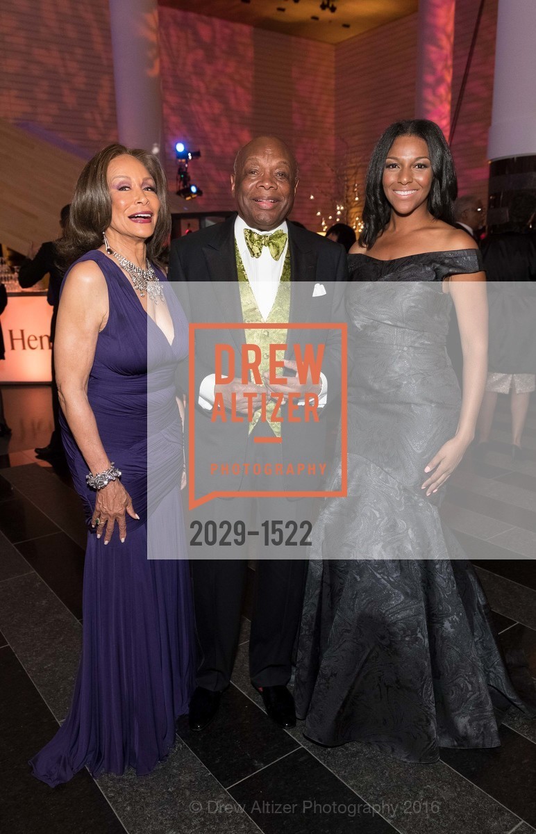 Freda Payne, Willie Brown, June Williams, 2016 MoAD GALA, SF MOMA. 151 Third Street, October 22nd, 2016, Photo #2029-1522 Freda Payne, Willie Brown, June Williams, Photo #2029-1522