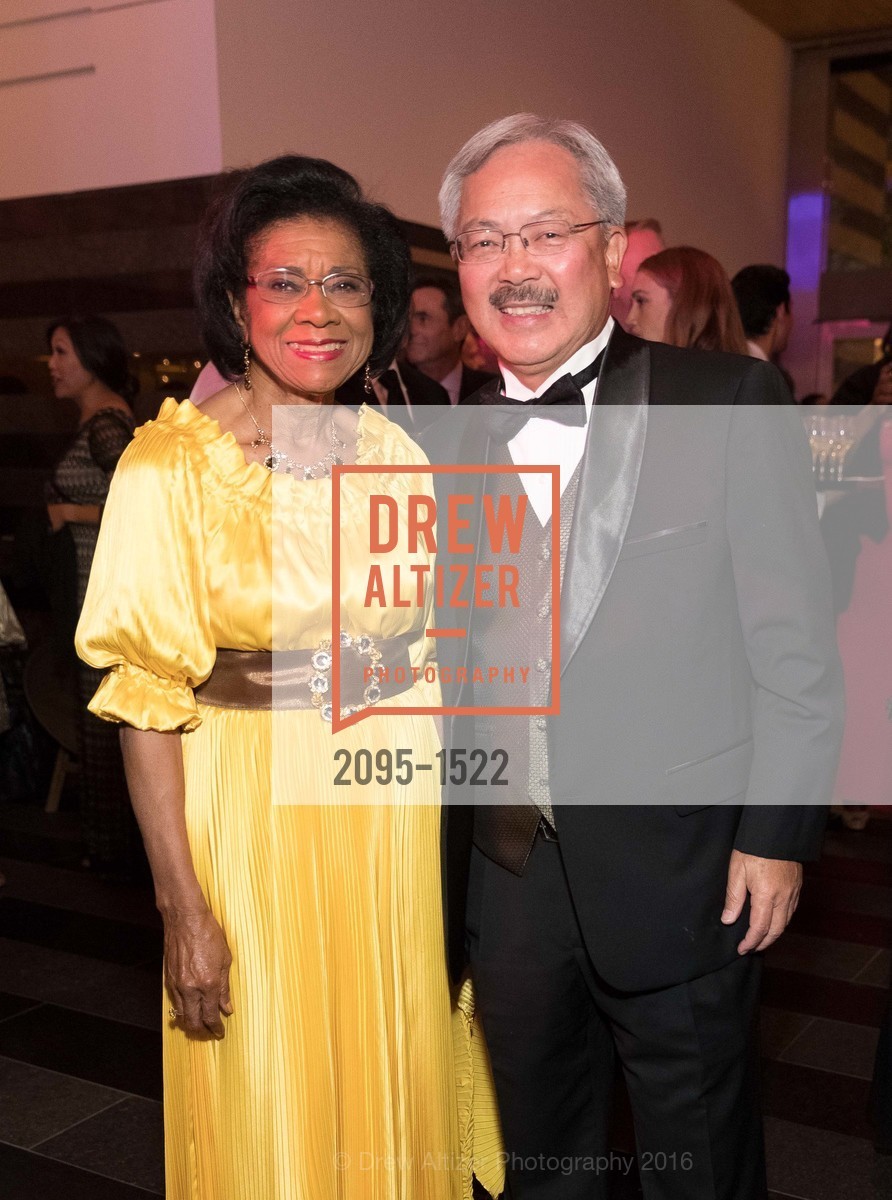Belva Davis, Ed Lee, 2016 MoAD GALA, SF MOMA. 151 Third Street, December 12th, 2017, Photo #2095-1522 Belva Davis, Ed Lee, Photo #2095-1522