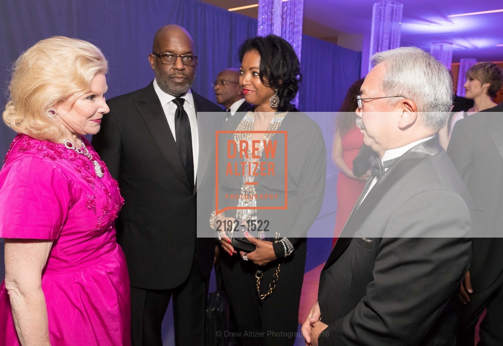 Dede Wilsey, Bernard Tyson, Denise Bradley Tyson, Ed Lee, 2016 MoAD GALA, Multiple, November 11th, 2019, Photo #2192-1522 Dede Wilsey, Bernard Tyson, Denise Bradley Tyson, Ed Lee, Photo #2192-1522