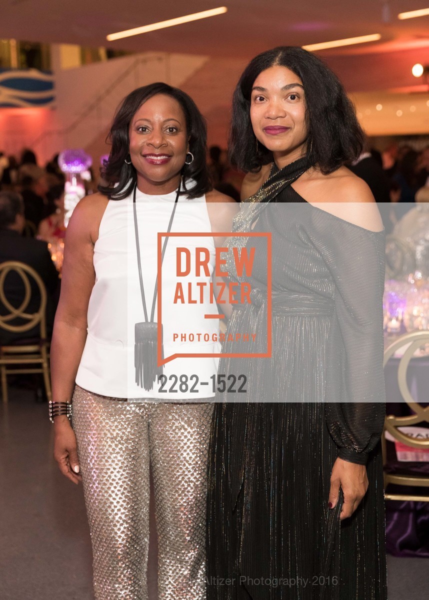 Robin Washington, Sherri McMullen, 2016 MoAD GALA, SF MOMA. 151 Third Street, October 22nd, 2016, Photo #2282-1522 Robin Washington, Sherri McMullen, Photo #2282-1522