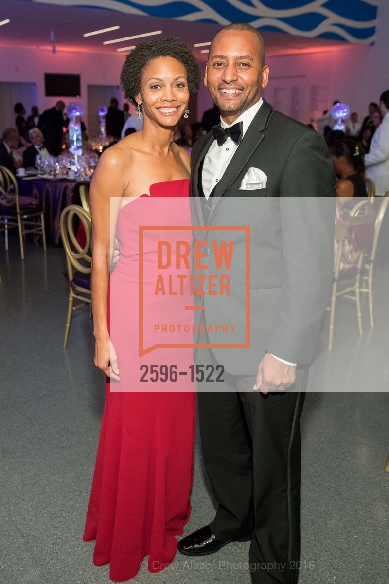 Nkia Richardson, Damon Richardson, 2016 MoAD GALA, SF MOMA. 151 Third Street, October 22nd, 2016, Photo #2596-1522 Nkia Richardson, Damon Richardson, Photo #2596-1522
