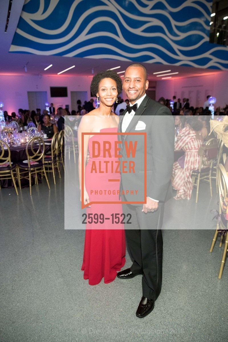 Nkia Richardson, Damon Richardson, 2016 MoAD GALA, SF MOMA. 151 Third Street, October 22nd, 2016, Photo #2599-1522 Nkia Richardson, Damon Richardson, Photo #2599-1522