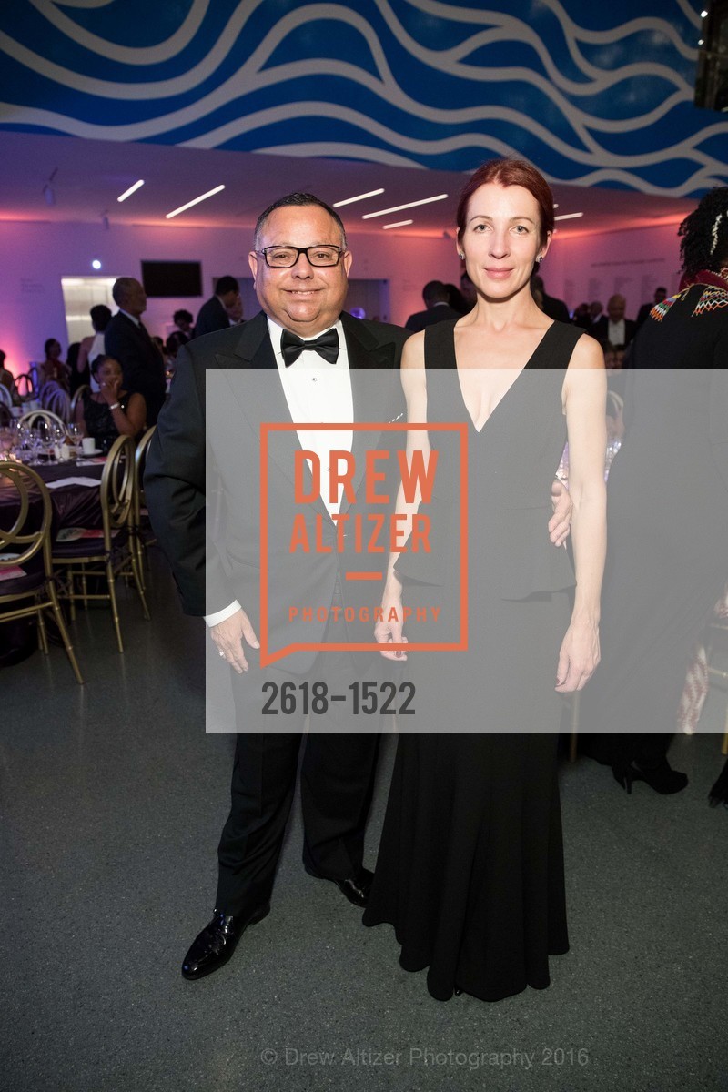 Fred Naranjo, Natalia Krylova, 2016 MoAD GALA, SF MOMA. 151 Third Street, October 22nd, 2016, Photo #2618-1522 Fred Naranjo, Natalia Krylova, Photo #2618-1522