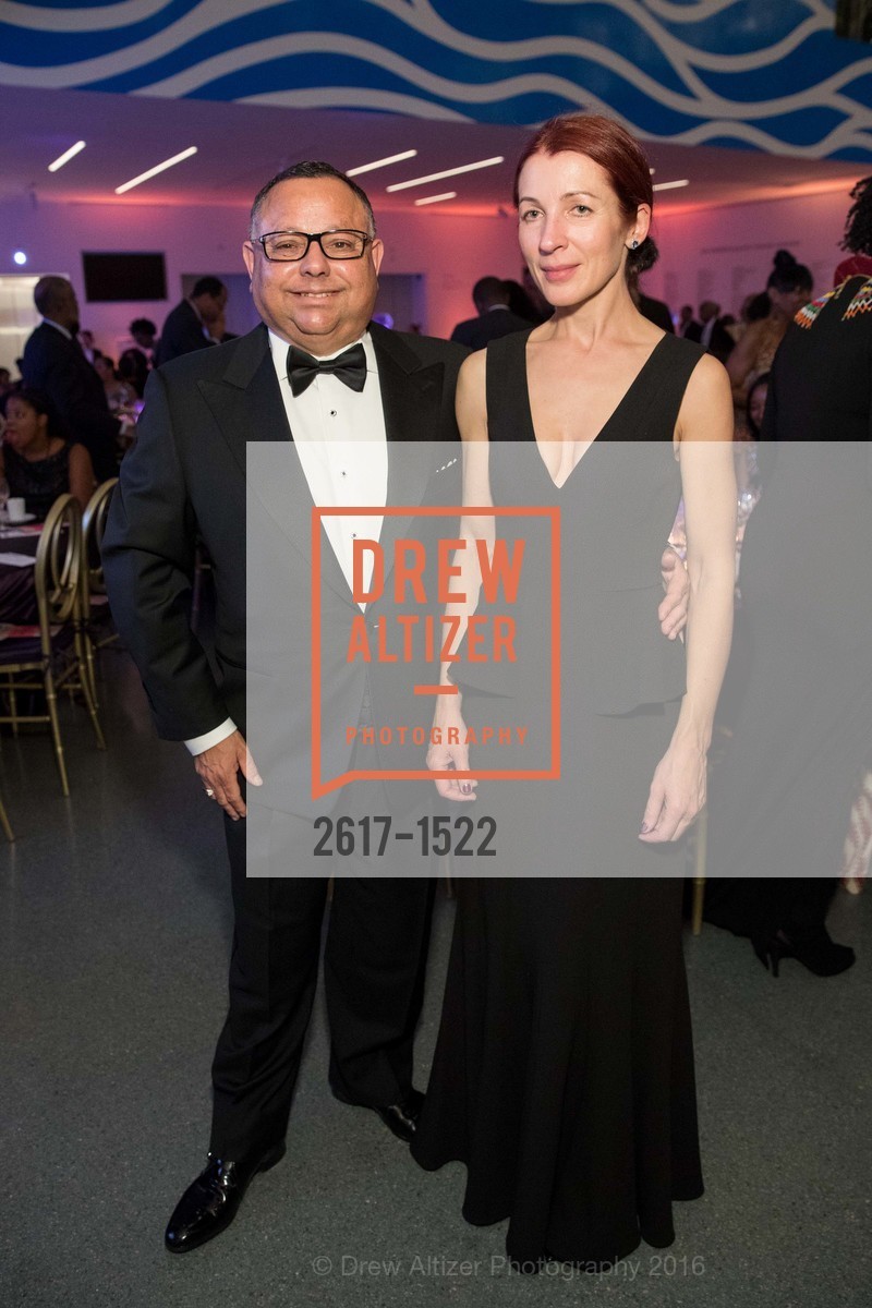 Fred Naranjo, Natalia Krylova, 2016 MoAD GALA, SF MOMA. 151 Third Street, October 22nd, 2016, Photo #2617-1522 Fred Naranjo, Natalia Krylova, Photo #2617-1522