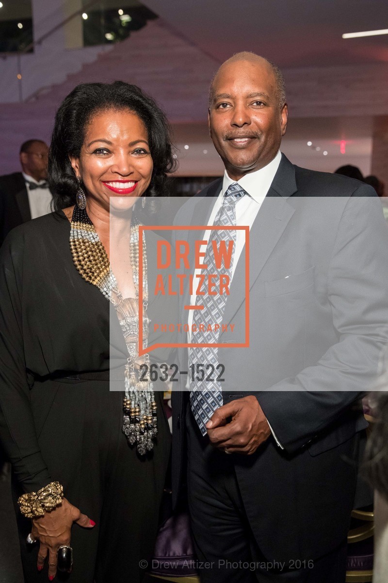 Denise Bradley Tyson, Eric Kelly, 2016 MoAD GALA, SF MOMA. 151 Third Street, October 22nd, 2016, Photo #2632-1522 Denise Bradley Tyson, Eric Kelly, Photo #2632-1522
