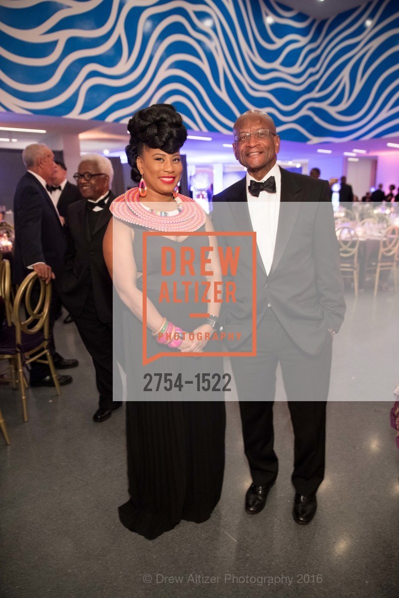 Bibett Brackett, Jasper Williams, 2016 MoAD GALA, SF MOMA. 151 Third Street, October 22nd, 2016, Photo #2754-1522 Bibett Brackett, Jasper Williams, Photo #2754-1522
