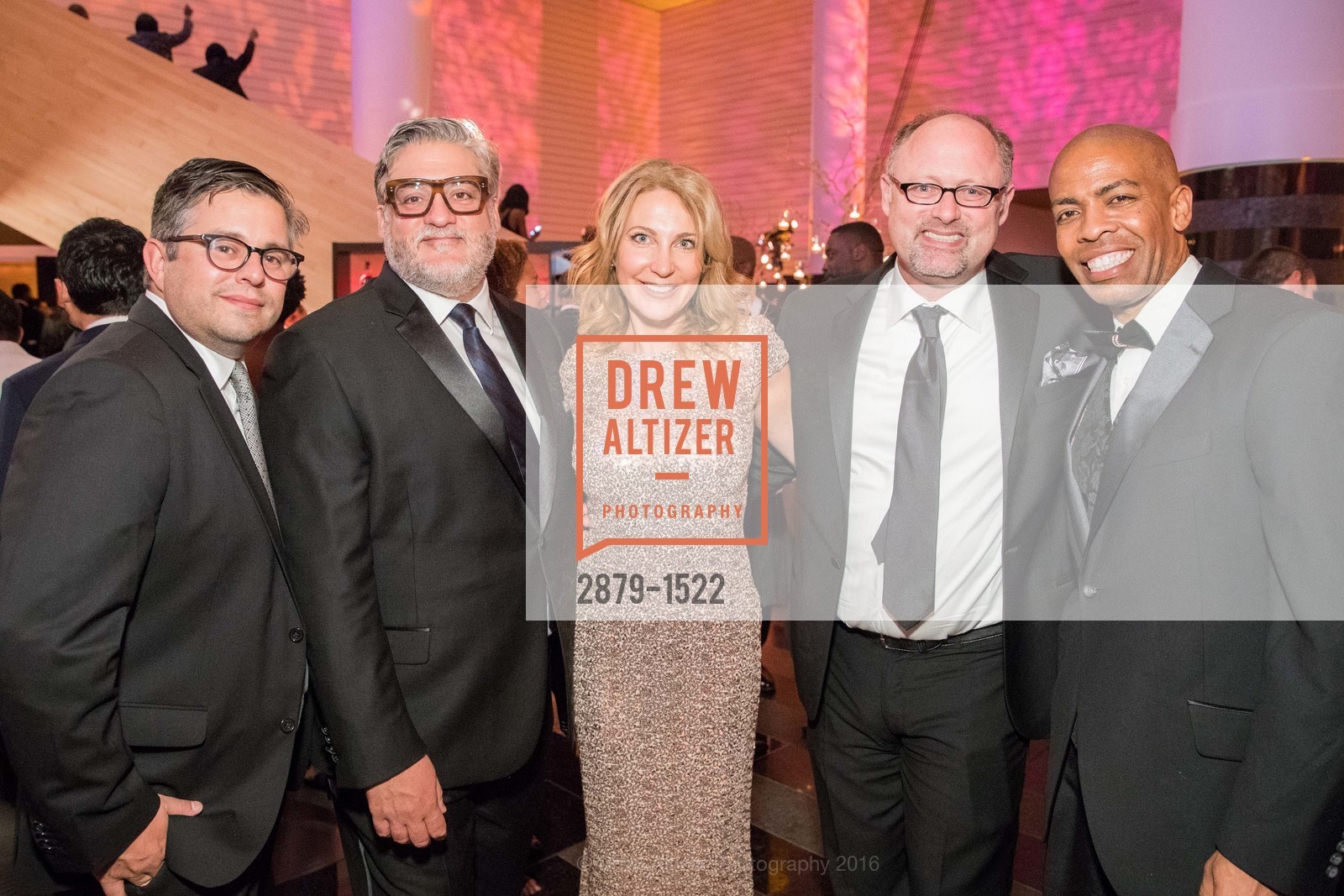 Matthew Goudeau, Darryl Carbonaro, Caryn Johnston, Jonathan Moscone, Paul Henderson, 2016 MoAD GALA, SF MOMA. 151 Third Street, October 22nd, 2016, Photo #2879-1522 Matthew Goudeau, Darryl Carbonaro, Caryn Johnston, Jonathan Moscone, Paul Henderson, Photo #2879-1522