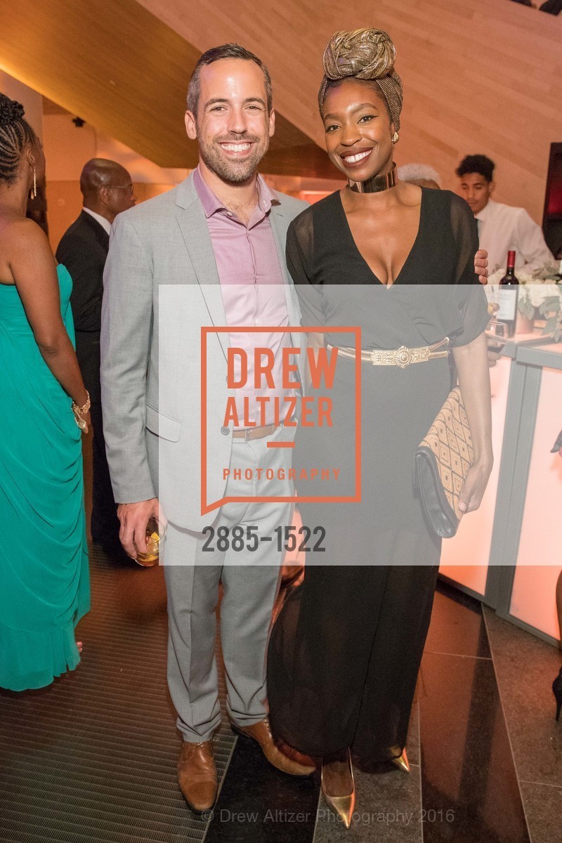 Darin Ranahan, Brittany Chicuata, 2016 MoAD GALA, SF MOMA. 151 Third Street, October 22nd, 2016, Photo #2885-1522 Darin Ranahan, Brittany Chicuata, Photo #2885-1522