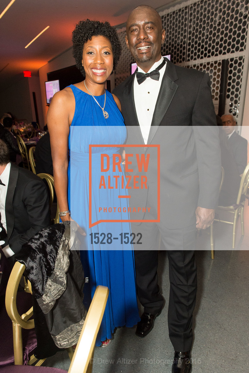 Wanda Cole-Freeman, Keith Wilkin, 2016 MoAD GALA, SF MOMA. 151 Third Street, October 22nd, 2016, Photo #1528-1522 Wanda Cole-Freeman, Keith Wilkin, Photo #1528-1522