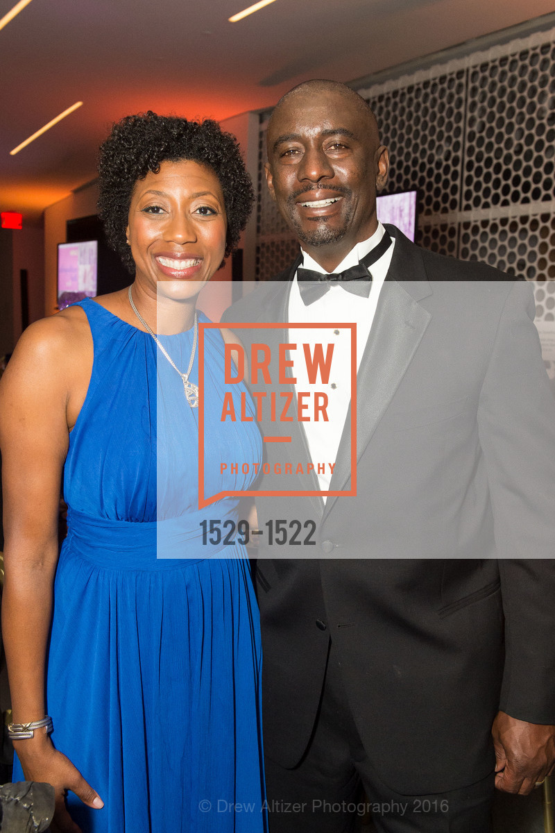 Wanda Cole-Freeman, Keith Wilkin, 2016 MoAD GALA, SF MOMA. 151 Third Street, October 22nd, 2016, Photo #1529-1522 Wanda Cole-Freeman, Keith Wilkin, Photo #1529-1522