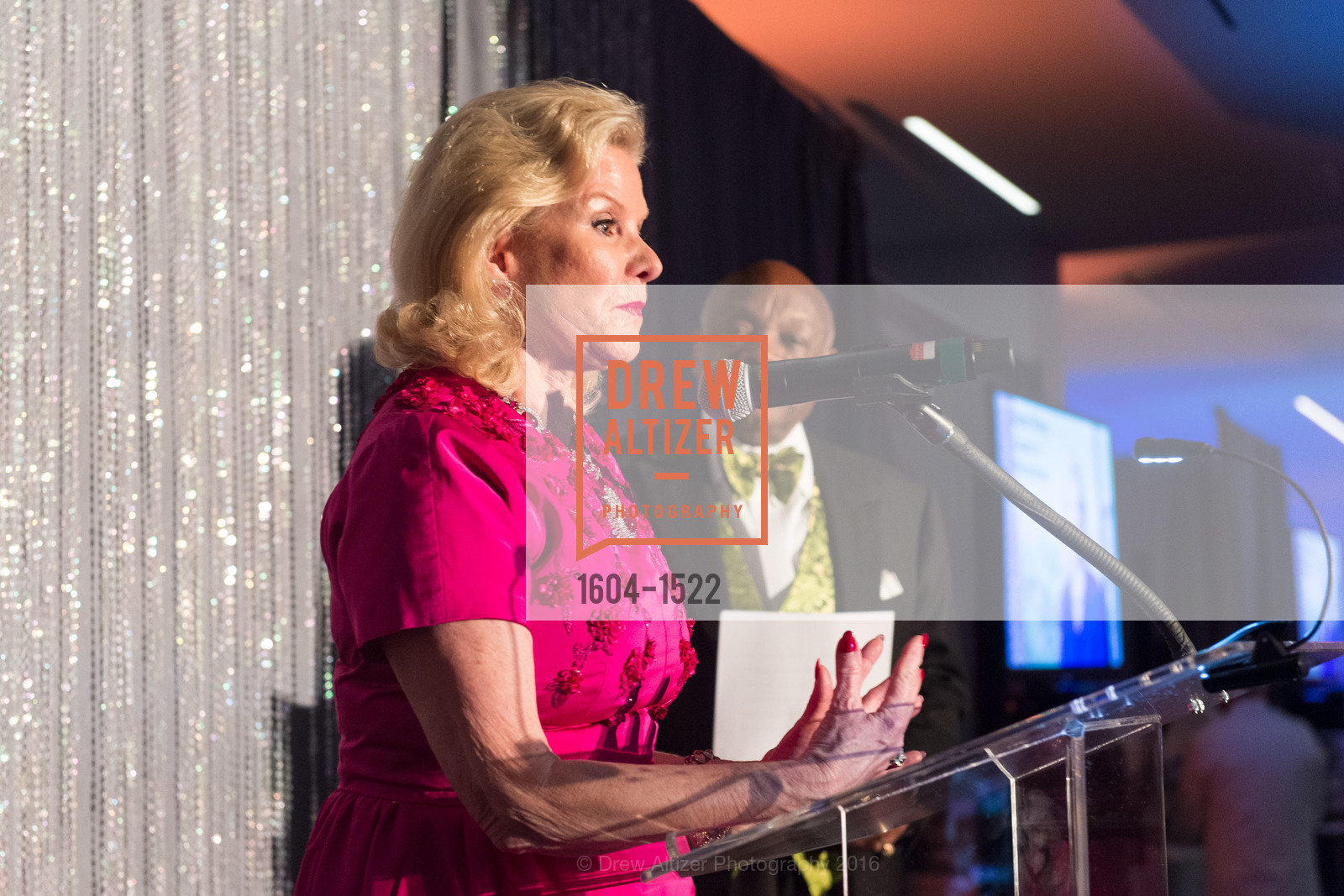 Dede Wilsey, Willie Brown, 2016 MoAD GALA, SF MOMA. 151 Third Street, October 22nd, 2016, Photo #1604-1522 Dede Wilsey, Willie Brown, Photo #1604-1522