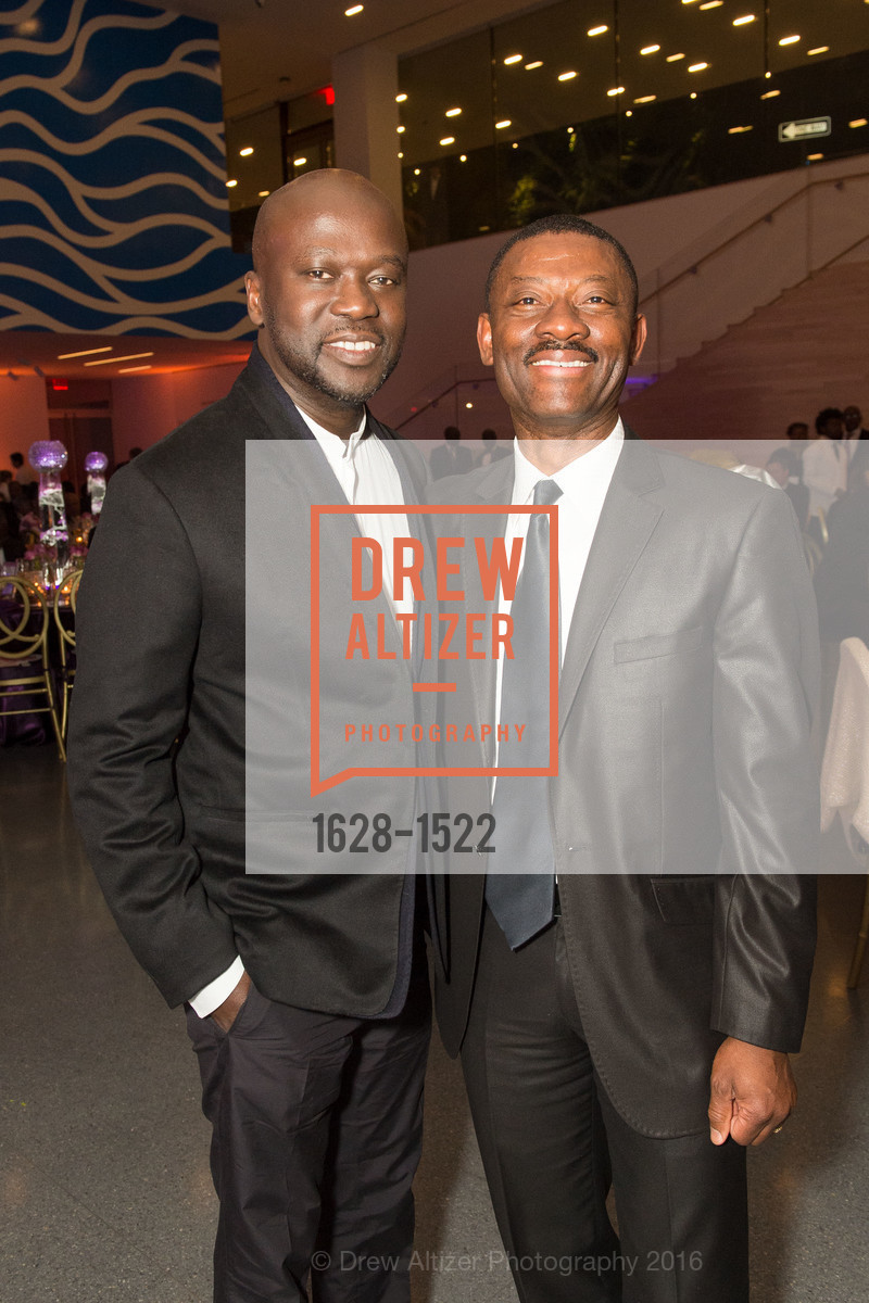 David Adjaye, Kofi Bonner, 2016 MoAD GALA, SF MOMA. 151 Third Street, October 22nd, 2016, Photo #1628-1522 David Adjaye, Kofi Bonner, Photo #1628-1522