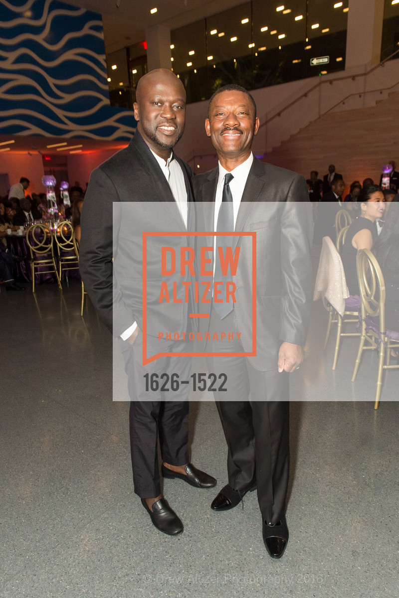 David Adjaye, Kofi Bonner, 2016 MoAD GALA, SF MOMA. 151 Third Street, October 22nd, 2016, Photo #1626-1522 David Adjaye, Kofi Bonner, Photo #1626-1522