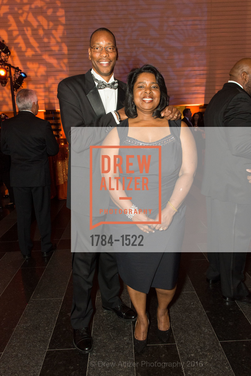 David Tucker, Yvette Radford, 2016 MoAD GALA, SF MOMA. 151 Third Street, October 22nd, 2016, Photo #1784-1522 David Tucker, Yvette Radford, Photo #1784-1522