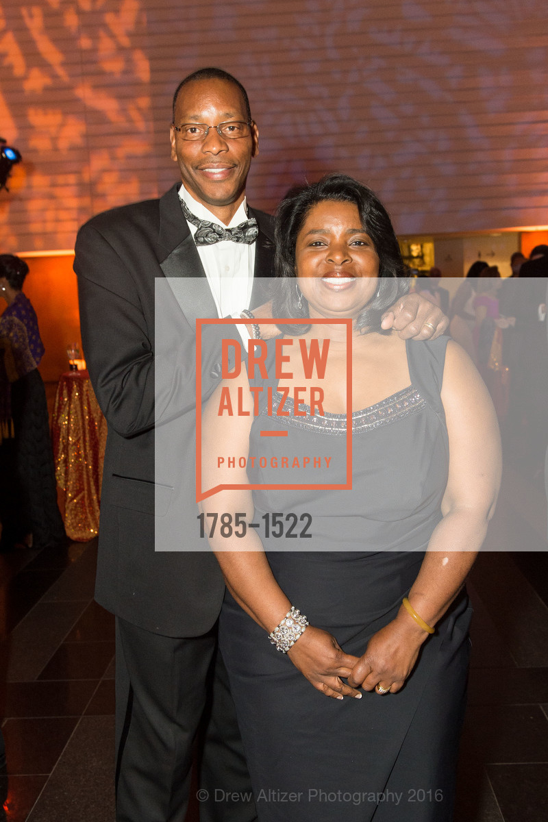 David Tucker, Yvette Radford, 2016 MoAD GALA, SF MOMA. 151 Third Street, October 22nd, 2016, Photo #1785-1522 David Tucker, Yvette Radford, Photo #1785-1522