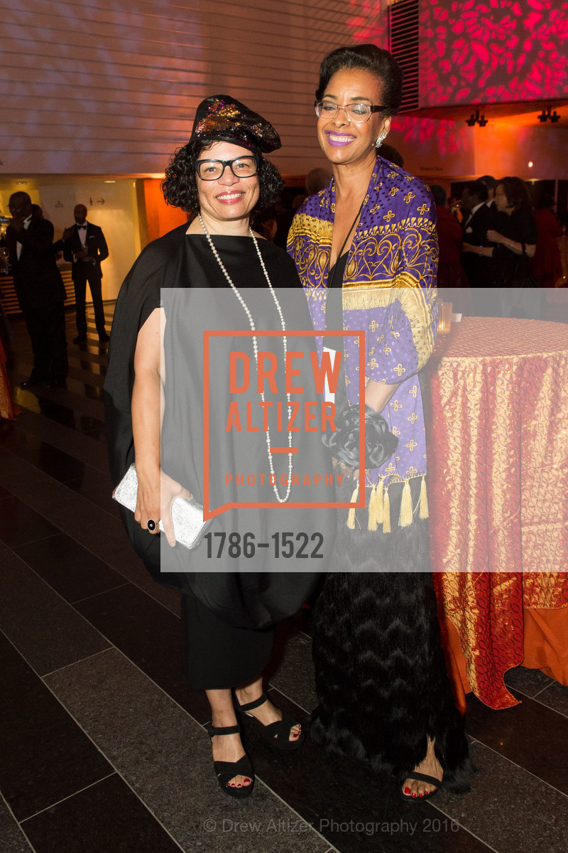 Lava Thomas, Vanessa Graham, 2016 MoAD GALA, SF MOMA. 151 Third Street, October 22nd, 2016, Photo #1786-1522 Lava Thomas, Vanessa Graham, Photo #1786-1522