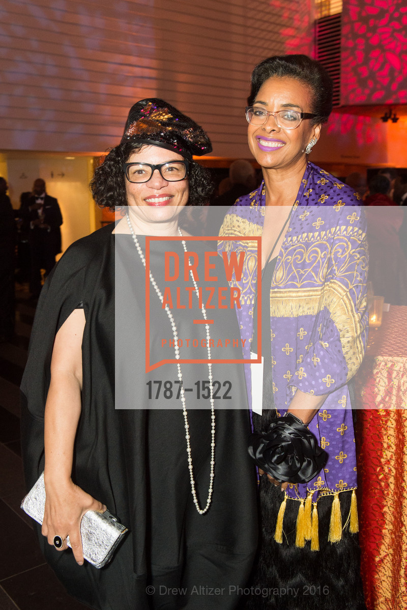 Lava Thomas, Vanessa Graham, 2016 MoAD GALA, SF MOMA. 151 Third Street, October 22nd, 2016, Photo #1787-1522 Lava Thomas, Vanessa Graham, Photo #1787-1522
