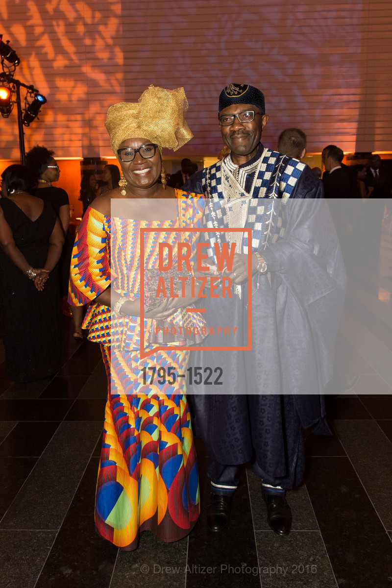 Mabel Ohemeng, Kwaku Ohemeng, 2016 MoAD GALA, SF MOMA. 151 Third Street, October 22nd, 2016, Photo #1795-1522 Mabel Ohemeng, Kwaku Ohemeng, Photo #1795-1522