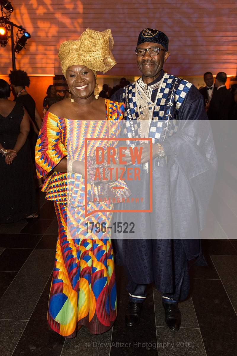 Mabel Ohemeng, Kwaku Ohemeng, 2016 MoAD GALA, SF MOMA. 151 Third Street, October 22nd, 2016, Photo #1796-1522 Mabel Ohemeng, Kwaku Ohemeng, Photo #1796-1522