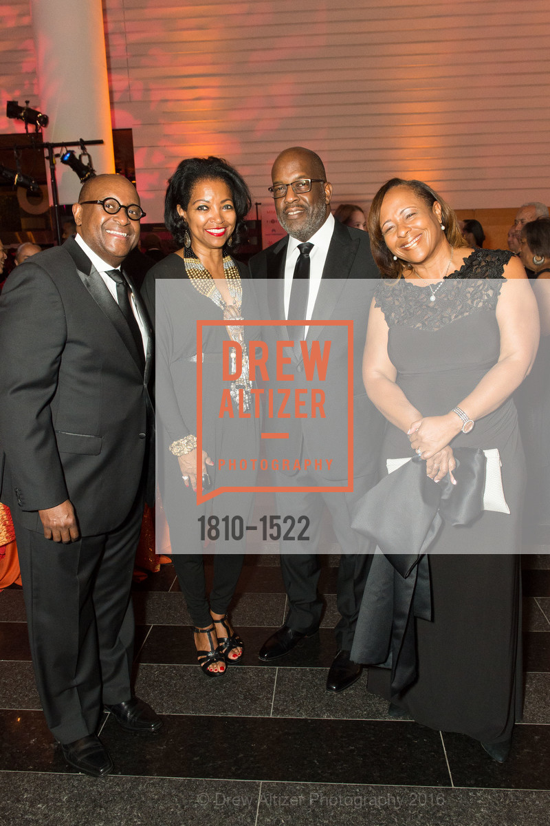 Michael Washington, Denise Bradley Tyson, Bernard Tyson, Stasia Washington, 2016 MoAD GALA, Multiple, November 11th, 2019, Photo #1810-1522 Michael Washington, Denise Bradley Tyson, Bernard Tyson, Stasia Washington, Photo #1810-1522