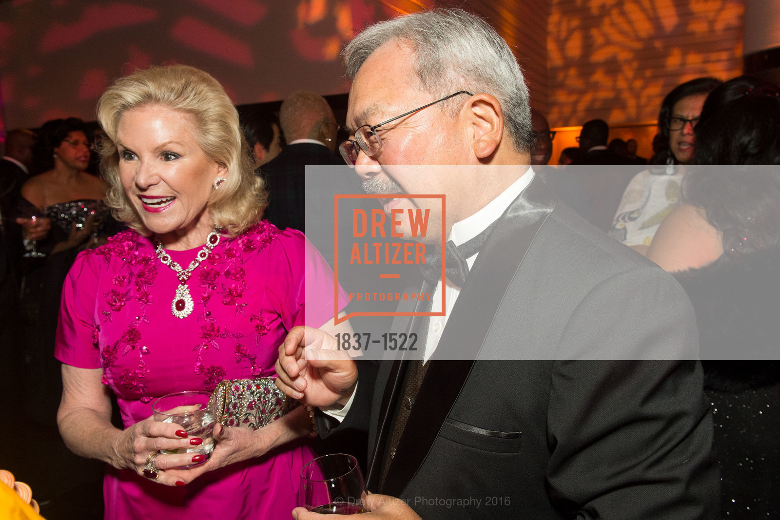 Dede Wilsey, Ed Lee, 2016 MoAD GALA, SF MOMA. 151 Third Street, December 12th, 2017, Photo #1837-1522 Dede Wilsey, Ed Lee, Photo #1837-1522