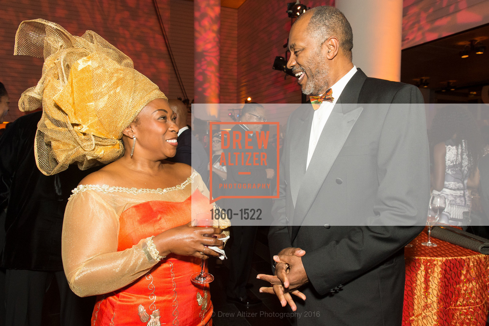 Vivian Rahwanji, James Head, 2016 MoAD GALA, SF MOMA. 151 Third Street, October 22nd, 2016, Photo #1860-1522 Vivian Rahwanji, James Head, Photo #1860-1522