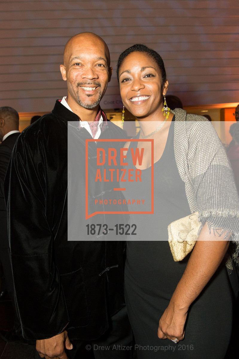 Lloyd Trammell, Kyla Trammell, 2016 MoAD GALA, SF MOMA. 151 Third Street, October 22nd, 2016, Photo #1873-1522 Lloyd Trammell, Kyla Trammell, Photo #1873-1522
