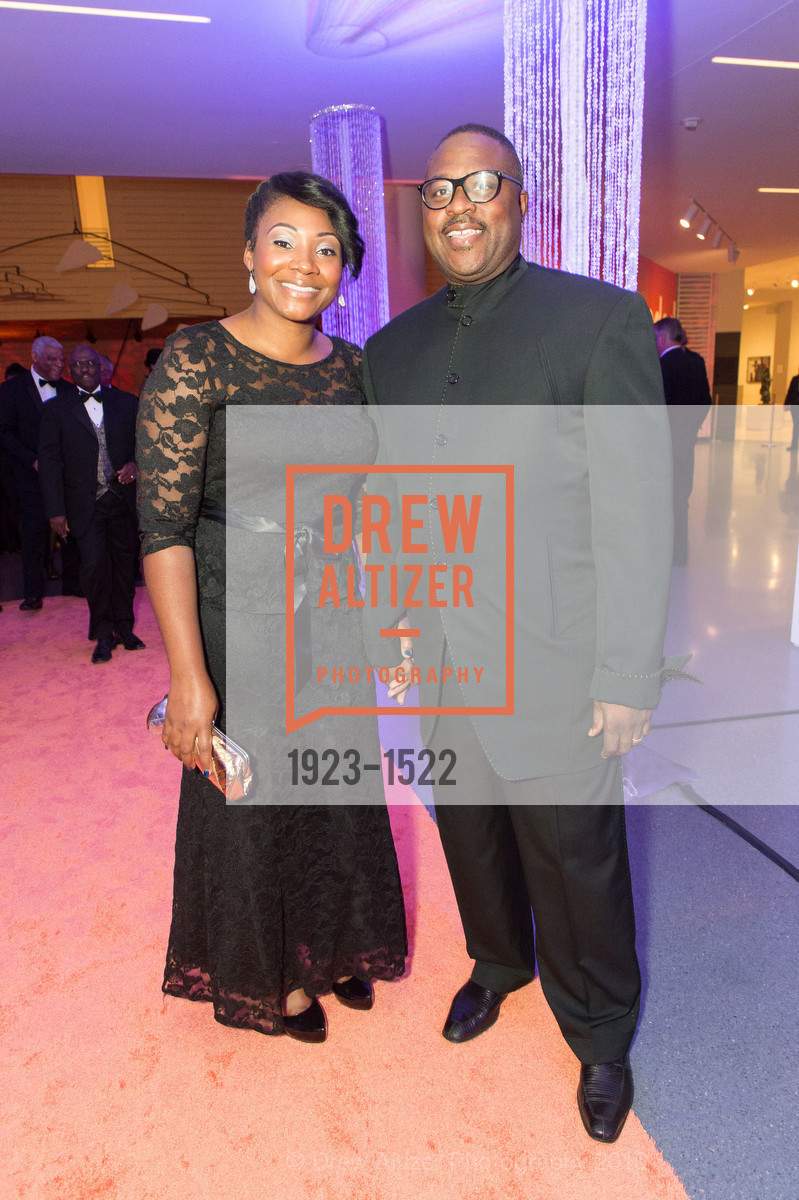 Katresa Carroll, Ambrose Carroll, 2016 MoAD GALA, SF MOMA. 151 Third Street, October 22nd, 2016, Photo #1923-1522 Katresa Carroll, Ambrose Carroll, Photo #1923-1522