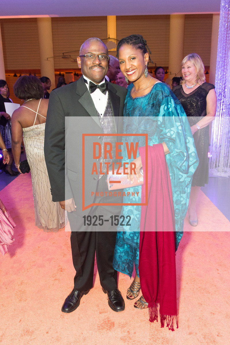 Gregory Hunter, Anna Banks, 2016 MoAD GALA, SF MOMA. 151 Third Street, October 22nd, 2016, Photo #1925-1522 Gregory Hunter, Anna Banks, Photo #1925-1522