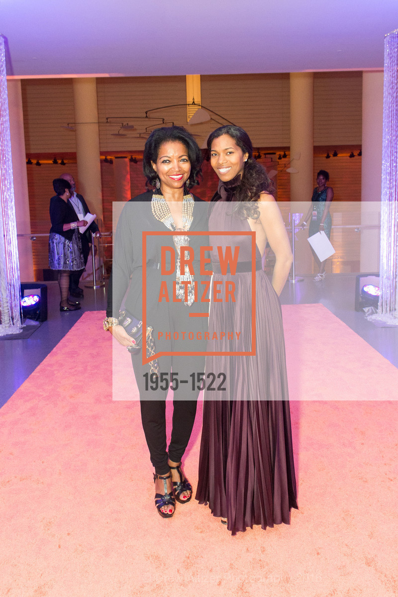 Denise Bradley Tyson, Ashley Shaw Scott Adjaye, 2016 MoAD GALA, SF MOMA. 151 Third Street, October 22nd, 2016, Photo #1955-1522 Denise Bradley Tyson, Ashley Shaw Scott Adjaye, Photo #1955-1522