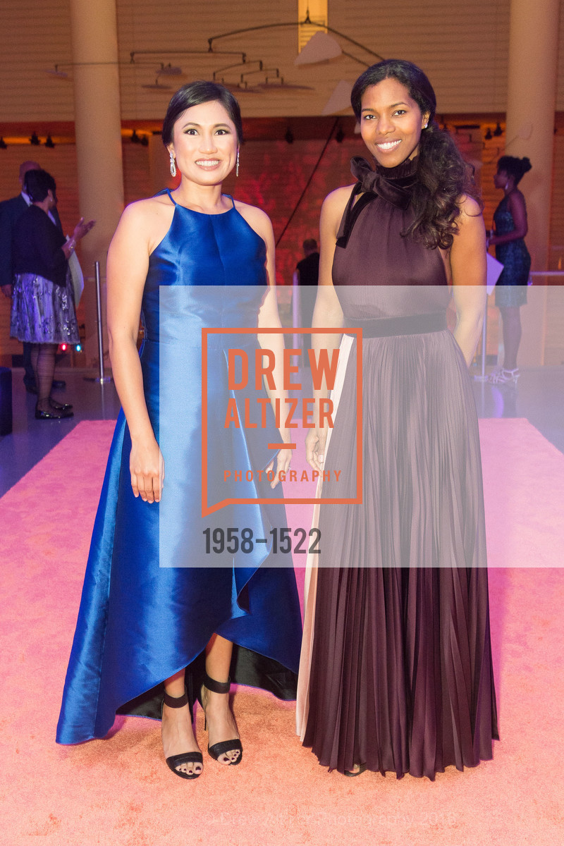 Kay Fernandez-Smith, Ashley Shaw Scott Adjaye, 2016 MoAD GALA, SF MOMA. 151 Third Street, October 22nd, 2016, Photo #1958-1522 Kay Fernandez-Smith, Ashley Shaw Scott Adjaye, Photo #1958-1522