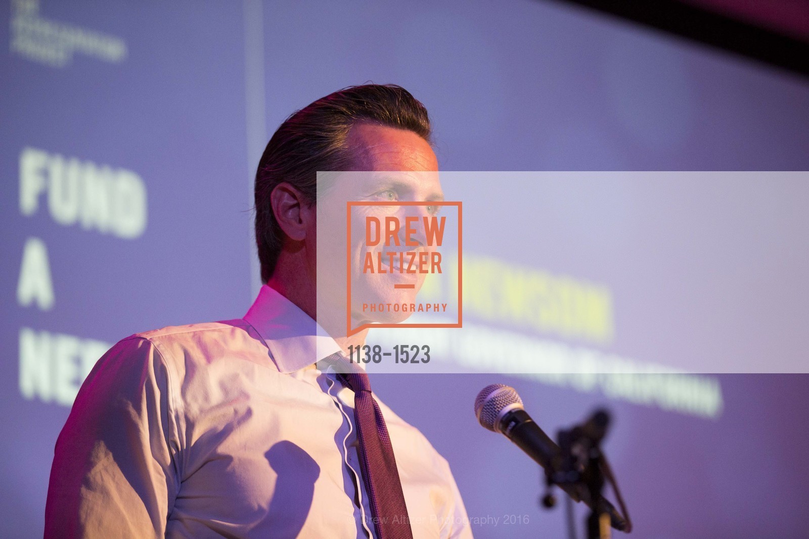 Gavin Newsom, The Representations Project's 5th Anniversary Benefit Celebration Dinner, The Chapel, October 25th, 2016, Photo #1138-1523 Gavin Newsom, Photo #1138-1523