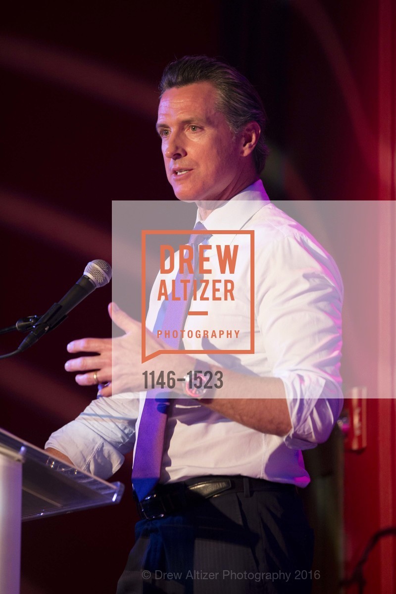 Gavin Newsom, The Representations Project's 5th Anniversary Benefit Celebration Dinner, The Chapel, October 25th, 2016, Photo #1146-1523 Gavin Newsom, Photo #1146-1523