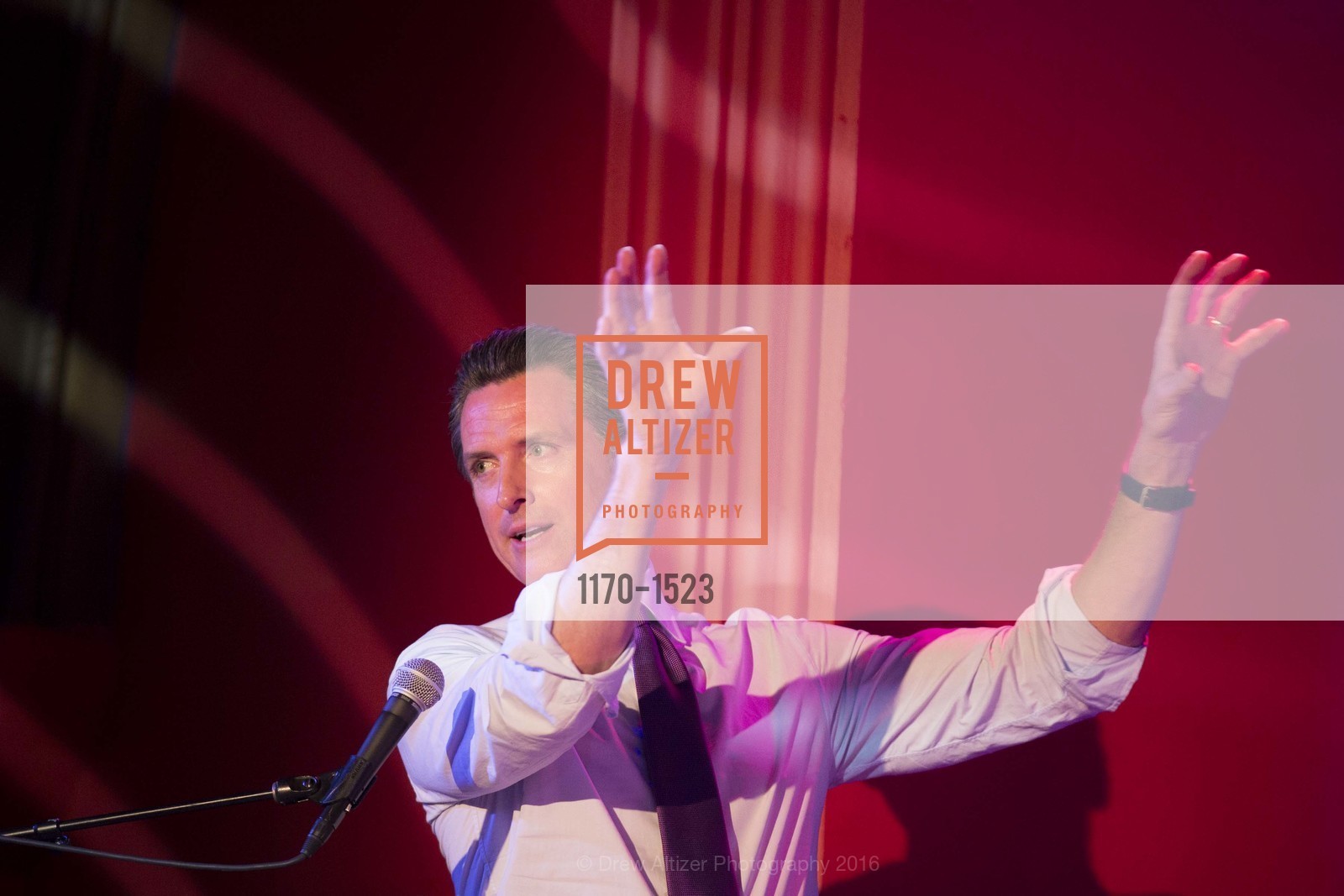Gavin Newsom, The Representations Project's 5th Anniversary Benefit Celebration Dinner, The Chapel, October 25th, 2016, Photo #1170-1523 Gavin Newsom, Photo #1170-1523